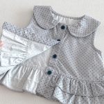 【73-100】シャツ or ショートパンツ ベビー 女の子 ドット ノースリーブ - 画像 (11)
