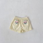 【73-100】セットアップ ベビー ガーリー 花柄 刺繍襟付き - 画像 (11)