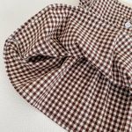 【66-100】セットアップ ベビー チェック フリル トップス&パンツ - 画像 (15)