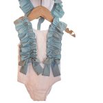 【90-140】水着 リボン フリル 可愛い 女の子 スイムウェア - 画像 (7)