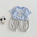 【73-120】Tシャツ 可愛い ボーダー トレンド おしゃれ トップス - 画像 (9)