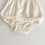 【66-90】ロンパース ベビー ノースリーブ くま刺繍 - 画像 (13)