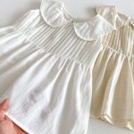 【73-110】ワンピース ベビー 女の子 コットン ノースリーブ - 画像 (12)