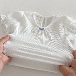 【66-90】セットアップ サロペットロンパース&リブTシャツ ベビー 女の子 チェック柄 - 画像 (11)