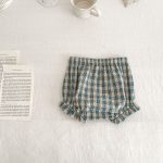【66-100】セットアップ ベビー 女の子 フリル袖 チェック - 画像 (12)