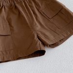 【73-100】セットアップ シャツ&ショートパンツ ベビー わんちゃん総柄 - 画像 (12)