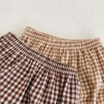 【66-100】セットアップ ベビー チェック フリル トップス&パンツ - 画像 (16)