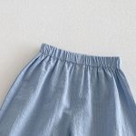 【73-100】セットアップ トップス&パンツ ベビー 女の子 小花柄 ノースリーブ レース裾 - 画像 (12)