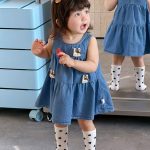 【73-100】デニムワンピース ウサギ ディリー 女の子 - 画像 (9)