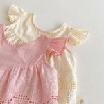 【73-100】セットアップ ベビー 女の子 刺繍 フリル - 画像 (11)