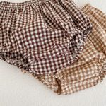 【66-100】セットアップ ベビー チェック フリル トップス&パンツ - 画像 (17)
