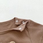 【66-90】ロンパース 半袖くま ワッペン ワッフル ベビー服 - 画像 (17)