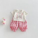 【73-120】Tシャツ 可愛い ガールズ 着心地良い トップス - 画像 (13)