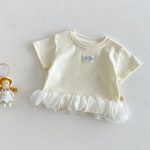 【73-120】Tシャツ 可愛い 女の子 おしゃれ トップス - 画像 (4)