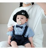 【73-110】セットアップ シャツ&サロペット フォーマル - 画像 (11)