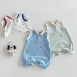 【66-90】ロンパース ノースリーブ カートゥーン 可愛い ベビー服 - 画像 (7)