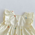 【66-100】セットアップ チェリー柄 トップス&ブルマ - 画像 (13)