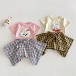 【73-120】ボトムス スカート風 チェック 可愛い 女の子 - 画像 (8)