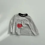 【73-100】シャツ ベビー りんご柄 着やすい - 画像 (7)
