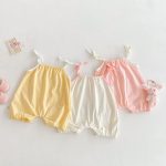 【66-90】サロペット フラワー柄 可愛い 赤ちゃん服 - 画像 (10)