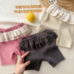 【80-130】パンツ 女の子 フリル ハイウエスト 韓国風 - 画像 (5)