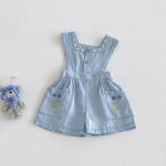 【73-120】フリルTシャツor刺繍サロペットorサロペットスカート 可愛い 子供服 - 画像 (8)