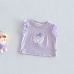 【73-120】タンクトップ 女の子 フリル袖 可愛い 子供服 - 画像 (6)