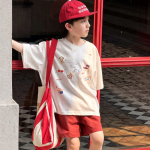【100-170】長袖or半袖Tシャツ 男の子 ルーズ 通気性が良い - 画像 (4)