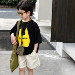 【90-160】半袖Tシャツ 男の子 プリント ストリート風 - 画像 (5)
