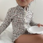 【80-130】水着 ロングスリーブ フリル おしゃれ スイムウェア - 画像 (4)