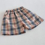 【73-120】半袖Tシャツ or チェックショートパンツ 韓国風 刺繍ロゴ - 画像 (14)
