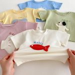 【73-120】半袖Tシャツ ベビー 男女兼用 可愛い カジュアル - 画像 (14)