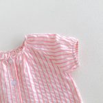 【66-100】セットアップ ベビー ウサギ耳 ストライプ - 画像 (11)