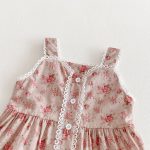 【90-140】ワンピース 女の子 おしゃれ 花柄 レトロ - 画像 (10)