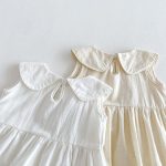 【73-110】ワンピース ベビー 女の子 コットン ノースリーブ - 画像 (11)