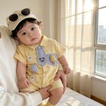 【66-100】ロンパース キイロ アイス クリーム 可愛い ベビー服 - 画像 (5)