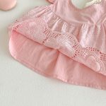 【73-100】セットアップ ベビー 女の子 刺繍 フリル - 画像 (13)