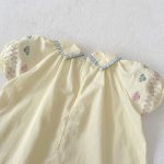 【73-100】セットアップ ベビー ガーリー 花柄 刺繍襟付き - 画像 (13)