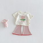 【80-150】Tシャツ 可愛い ドット 女の子 トップス - 画像 (10)