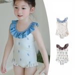 【80-130】水着 丸襟 可愛い 女の子 スイムウェア