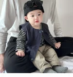 【66-100】ベスト or ボーダーシャツ ベビー 男の子 カジュアル - 画像 (16)