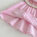 【66-110】ロンパースorワンピース スイカ ノースリーブ 姉妹服 - 画像 (15)