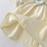 【73-100】セットアップ ベビー ガーリー 花柄 刺繍襟付き - 画像 (14)