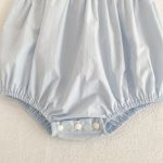 【66-130】ロンパースorワンピース フリル襟 ブルー 姉妹服 - 画像 (19)