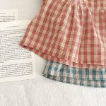 【66-100】セットアップ ベビー 女の子 フリル袖 チェック - 画像 (16)