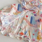 【73-120】セットアップ ベビー 女の子 フード付き 薄手 - 画像 (17)