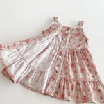 【90-140】ワンピース 女の子 おしゃれ 花柄 レトロ - 画像 (13)