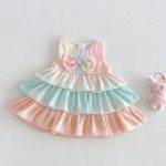 【予約販売】【73-120】ワンピース カラフル ケーキ 女の子 - 画像 (6)