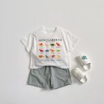 【80-160】Tシャツ ダイナソー カジュアル コットン - 画像 (8)