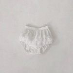 【66-100】セットアップ ベビー アイレットフラワー&ハート - 画像 (13)